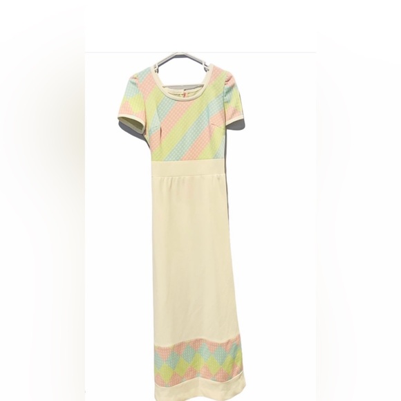 Cassee Dresses & Skirts - CASSEE Vintage Union Made Candy Stripe Long Dress